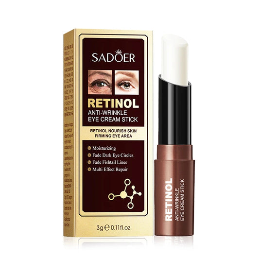 Retinol Eye Cream Stick Anti Dark Circles Under the Eyes Remove Eye Bags Moisturizing Firming Eyes Skin Care Products