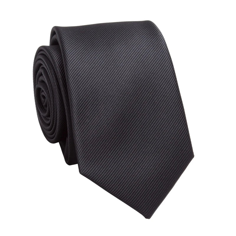 Men's Business Jacquard Slim Tie, British Classic Solid Color Tie,Casual Wedding Accessories